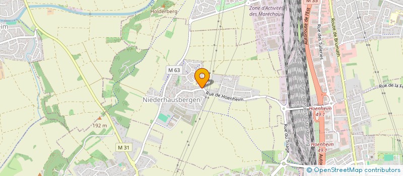 localisation de l'entreprise MONSIEUR GARABED KANIAN  NIEDERHAUSBERGEN