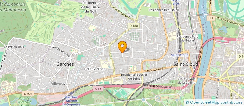 localisation de l'entreprise MONSIEUR GARCIA ALLADAYE à SAINT-CLOUD