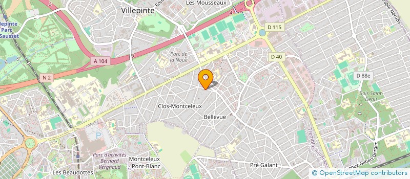 localisation de l'entreprise MONSIEUR GARCIA CORREAS à VILLEPINTE