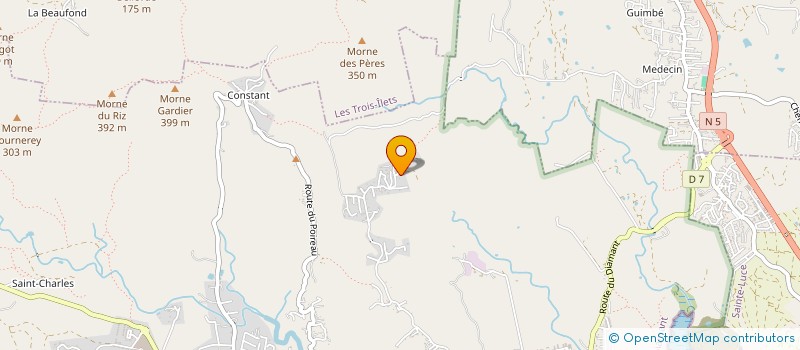 localisation de l'entreprise MONSIEUR GARCIEN SAINTE-ROSE à LE DIAMANT