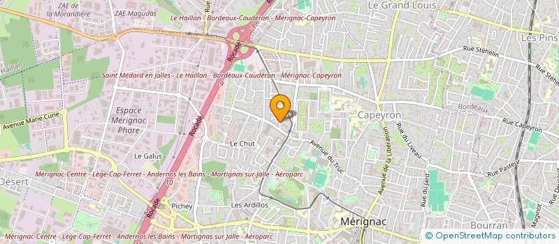 localisation de l'entreprise MONSIEUR GARCIENS ABUPE TATI  MERIGNAC