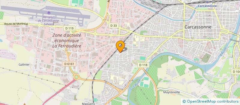 localisation de l'entreprise MONSIEUR GAREGUIN ESSOYAN  CARCASSONNE