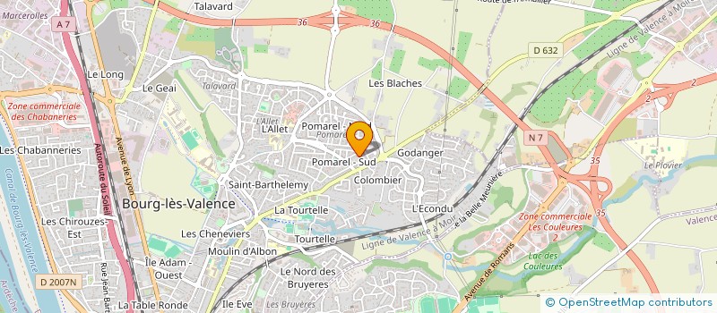 localisation de l'entreprise MONSIEUR GARENE GHARABIAN à BOURG-LES-VALENCE