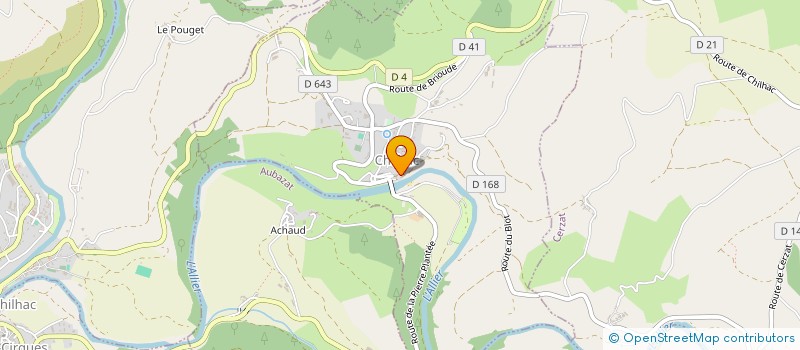 localisation de l'entreprise MONSIEUR GARETH BARRETT  CHILHAC