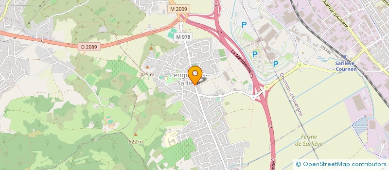 localisation de l'entreprise MONSIEUR GARETH JOHN  PERIGNAT-LES-SARLIEVE