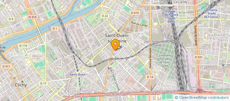 localisation de l'entreprise MONSIEUR GARETH VIVIAN VAN BLERK à SAINT-OUEN-SUR-SEINE