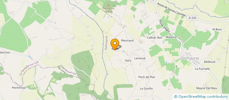 localisation de l'entreprise MONSIEUR GARETH WATERS  DOLMAYRAC