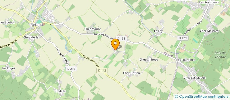 localisation de l'entreprise MONSIEUR GARETH WAYNE  RETAUD