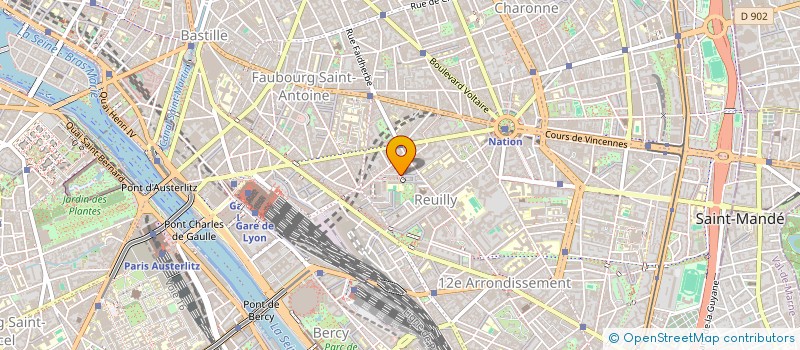 localisation de l'entreprise MONSIEUR GARISSONE INNOCENT  PARIS