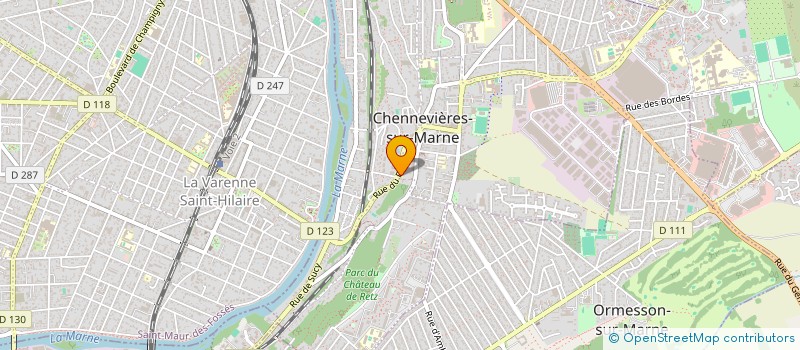 localisation de l'entreprise MONSIEUR GARMI SAMIR GUITA  CHENNEVIERES-SUR-MARNE