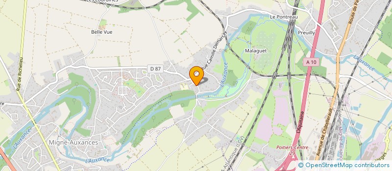 localisation de l'entreprise MONSIEUR GARMIYAN SAADOUN  MIGNE-AUXANCES