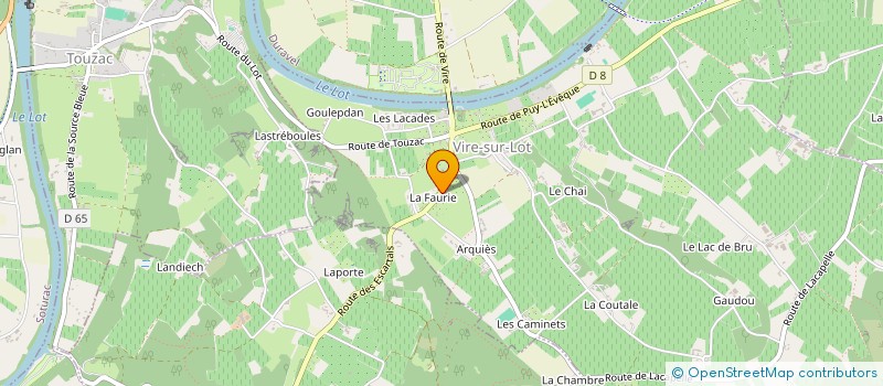 localisation de l'entreprise MONSIEUR GARRETH HELLEWELL  VIRE-SUR-LOT