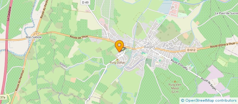 localisation de l'entreprise MONSIEUR GARRY BOURGEOIS  BAGES