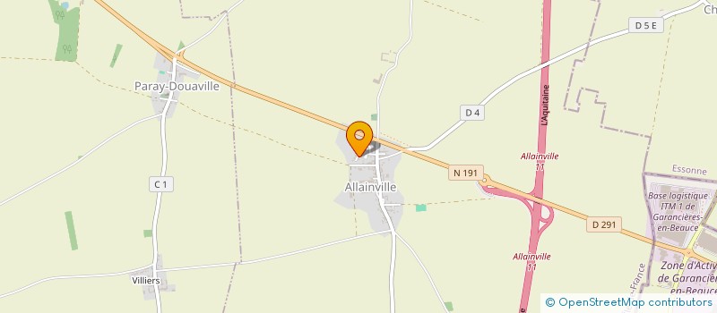 localisation de l'entreprise MONSIEUR GARRY BOURNET  ALLAINVILLE