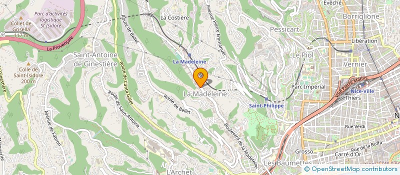 localisation de l'entreprise MONSIEUR GARRY CHARNAY GARRY  NICE