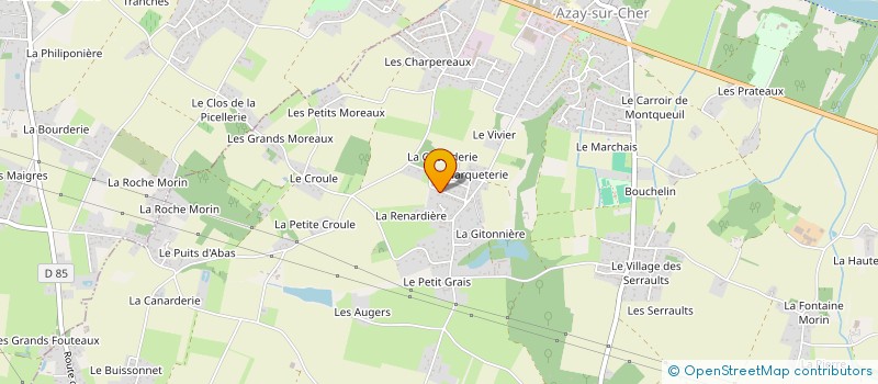 localisation de l'entreprise MONSIEUR GARRY CHAUVIAT  AZAY-SUR-CHER