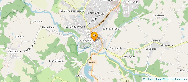 localisation de l'entreprise MONSIEUR GARRY CLULEE à ROCHECHOUART
