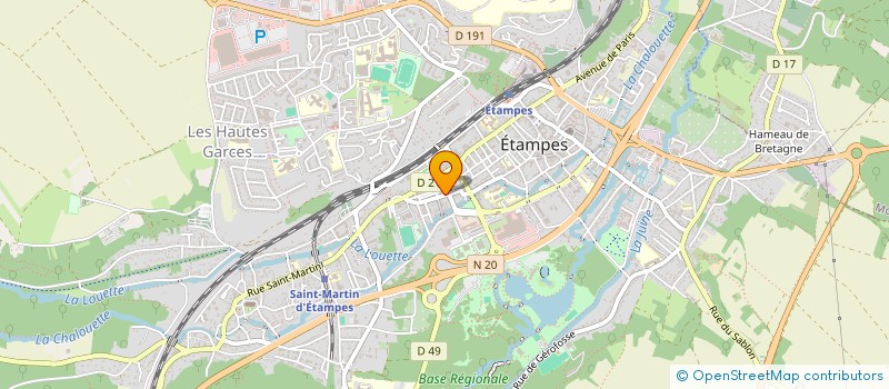 localisation de l'entreprise MONSIEUR GARRY DESTRES  ETAMPES