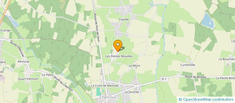 localisation de l'entreprise MONSIEUR GARRY DURAND  CHEVROUX