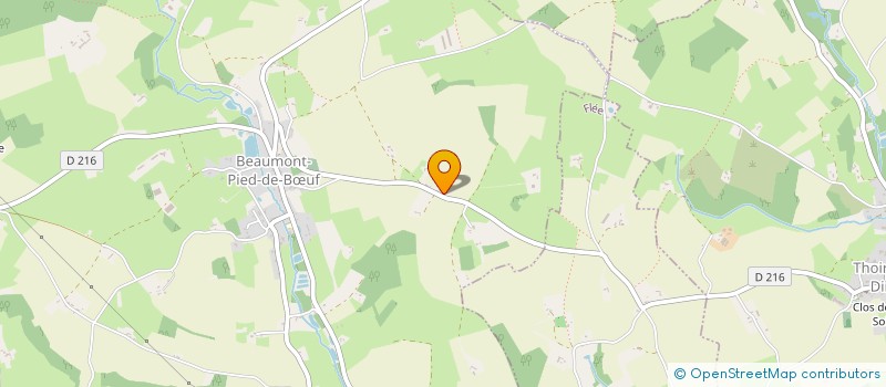 localisation de l'entreprise MONSIEUR GARRY FERRE  BEAUMONT-PIED-DE-BUF