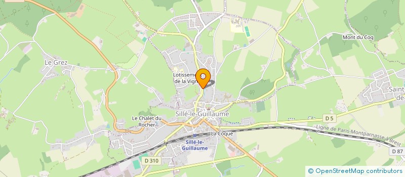 localisation de l'entreprise MONSIEUR GARRY FOUGERAY à SILLE-LE-GUILLAUME