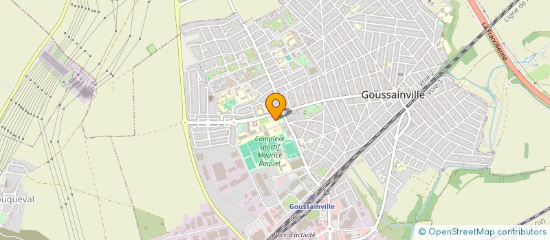 localisation de l'entreprise MONSIEUR GARRY JEAN  GOUSSAINVILLE