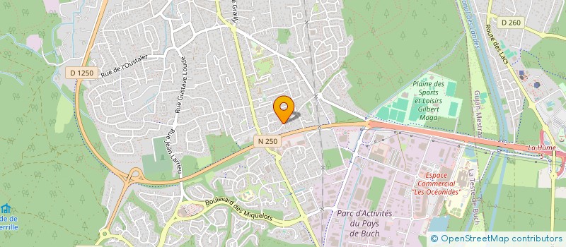 localisation de l'entreprise MONSIEUR GARRY JOURNAUX MOYNET  LA TESTE-DE-BUCH