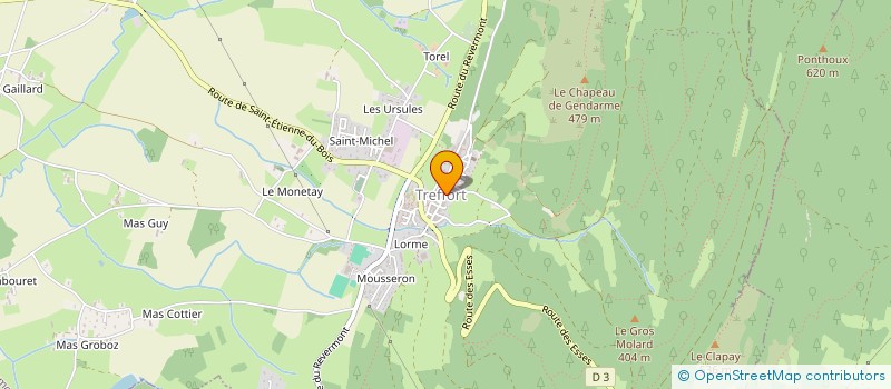 localisation de l'entreprise MONSIEUR GARRY LIEGEON  VAL-REVERMONT