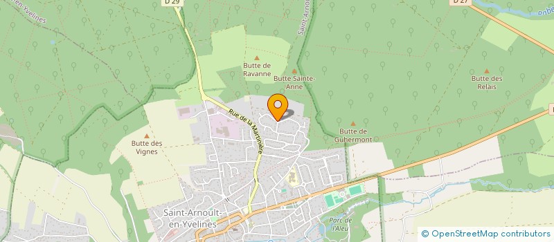 localisation de l'entreprise MONSIEUR GARRY MIGONNEY  SAINT-ARNOULT-EN-YVELINES