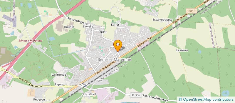 localisation de l'entreprise MONSIEUR GARRY ROGER CARLO DECKER  BENESSE-MAREMNE