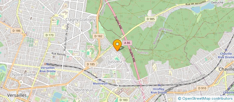 localisation de l'entreprise MONSIEUR GARRY SALCEDE  VERSAILLES