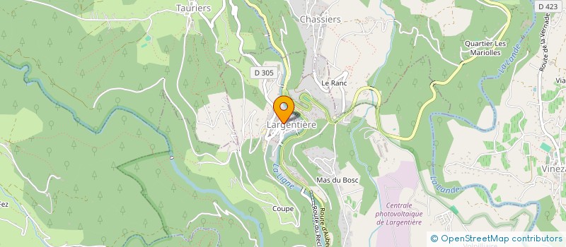 localisation de l'entreprise MONSIEUR GARRY SCHINDELHOLZ à LARGENTIERE