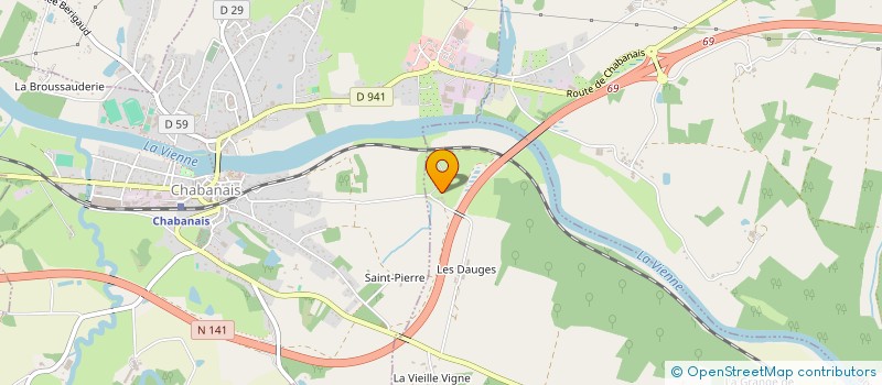 localisation de l'entreprise MONSIEUR GARRY SMITH  CHASSENON