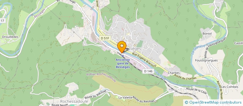 localisation de l'entreprise MONSIEUR GARTH MOULTON à BESSEGES