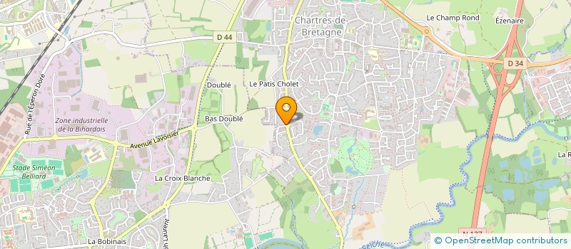 localisation de l'entreprise MONSIEUR GARY AZAIS  CHARTRES-DE-BRETAGNE