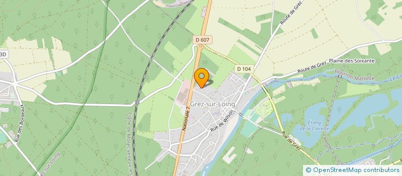 localisation de l'entreprise MONSIEUR GARY BANNERY  GREZ-SUR-LOING