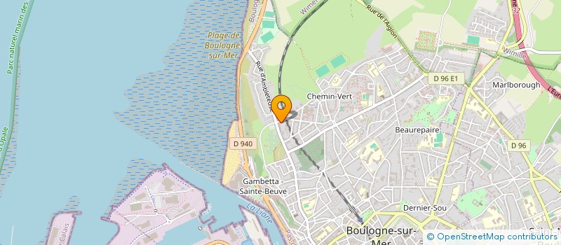 localisation de l'entreprise MONSIEUR GARY BARBARAY  BOULOGNE-SUR-MER