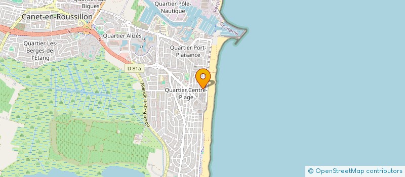 localisation de l'entreprise MONSIEUR GARY BECART  CANET-EN-ROUSSILLON