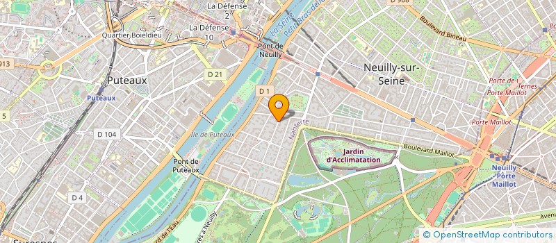 localisation de l'entreprise MONSIEUR GARY CAHN à NEUILLY-SUR-SEINE