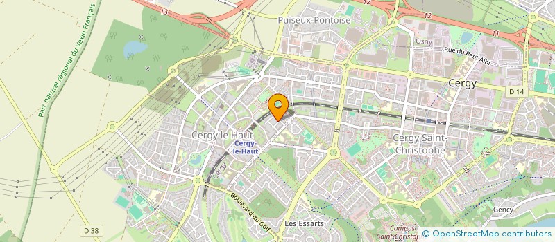 localisation de l'entreprise MONSIEUR GARY CHERROUD  CERGY