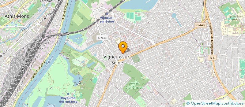 localisation de l'entreprise MONSIEUR GARY CUILLERIER à VIGNEUX-SUR-SEINE