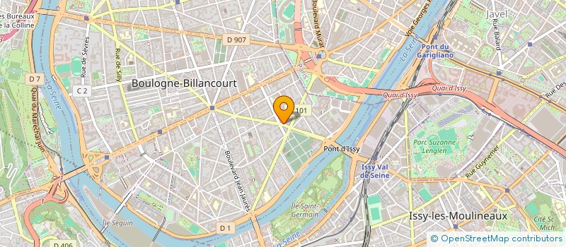 localisation de l'entreprise MONSIEUR GARY DANA à BOULOGNE-BILLANCOURT