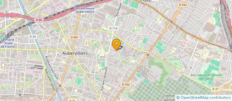 localisation de l'entreprise MONSIEUR GARY DAVID ZEITOUN  AUBERVILLIERS