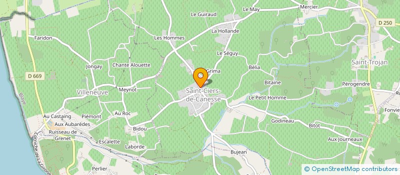 localisation de l'entreprise MONSIEUR GARY GAGNEROT  LANSAC