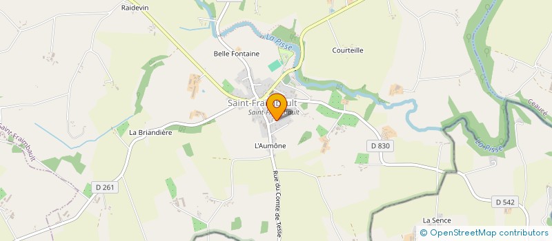 localisation de l'entreprise MONSIEUR GARY GOBILLION à SAINT-FRAIMBAULT
