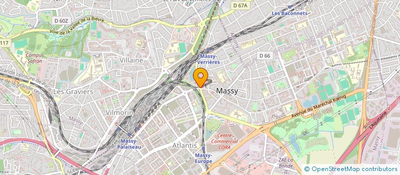 localisation de l'entreprise MONSIEUR GARY GOUJON à MASSY