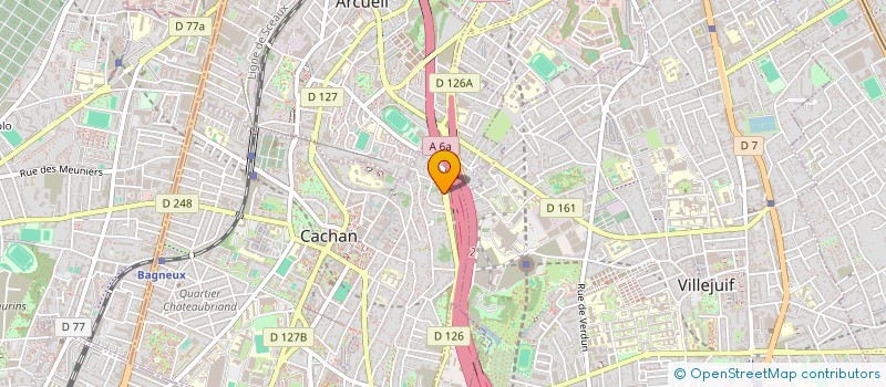 localisation de l'entreprise MONSIEUR GARY HADJEB  CACHAN