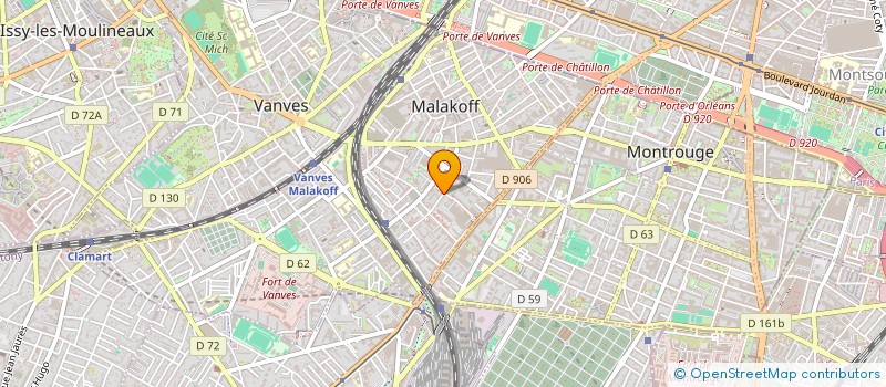 localisation de l'entreprise MONSIEUR GARY HORLIAC à FONTENAY-AUX-ROSES