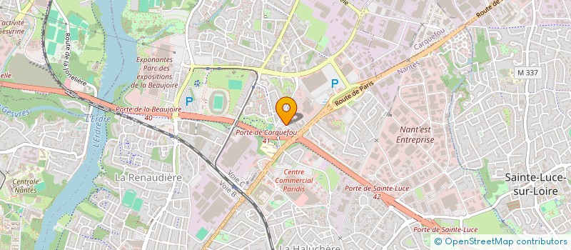 localisation de l'entreprise MONSIEUR GARY JACQUET à NANTES