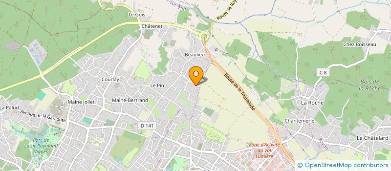 localisation de l'entreprise MONSIEUR GARY JEANMAIRE  VAUX-SUR-MER